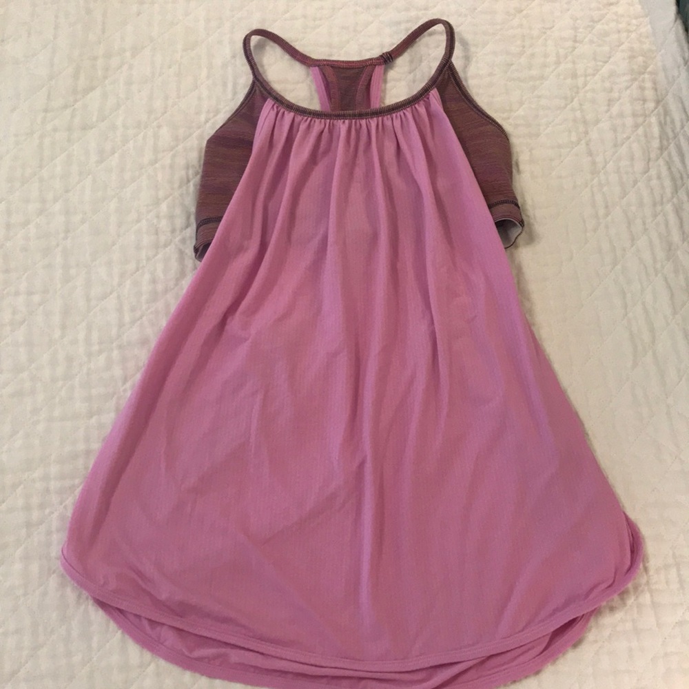 Pink Lululemon Tank